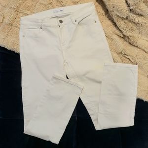 Loft White Skinny Jeans